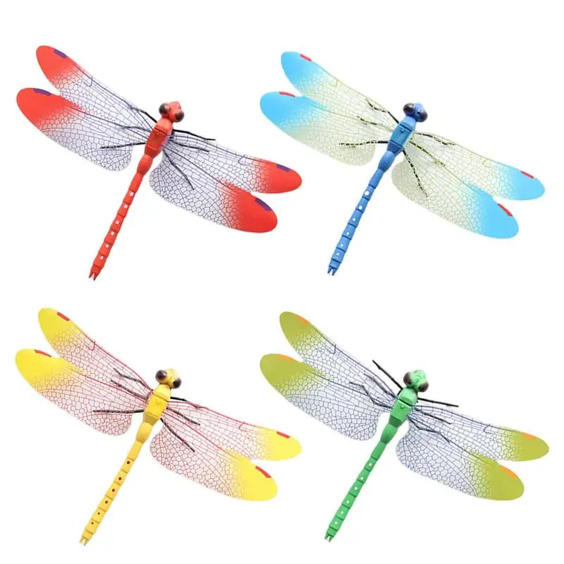 

Portable Fly Repeller Dragonfly Model Mosquito Repellent Mini Dragonfly Ornament Simulation Dragonfly Animal Model For Outdoor