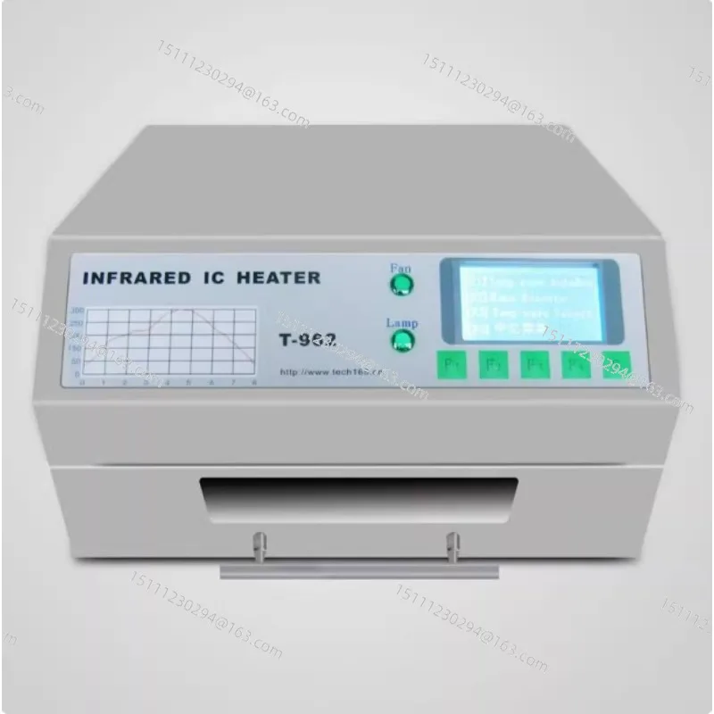 220V T-962 800W Oven Infrared IC Heater Soldering Machine 180 X 235mm Desktop Reflow  for BGA SMD SMT Rework