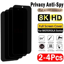 2-4Pcs Anti-spy Tempered Glass for Motorola Moto S50 G84 G82 G72 G71 G64 G62 G23 G24 G34 G04S G30 G51 G41 G31 Screen Protector