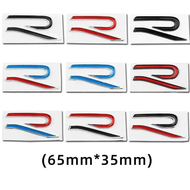 Metal Car Decals for Volkswagen VW R Line Golf 8 Beetle Scirocco Passat Sharan Tiguan Jetta Trunk Sticker Fender Side Badge