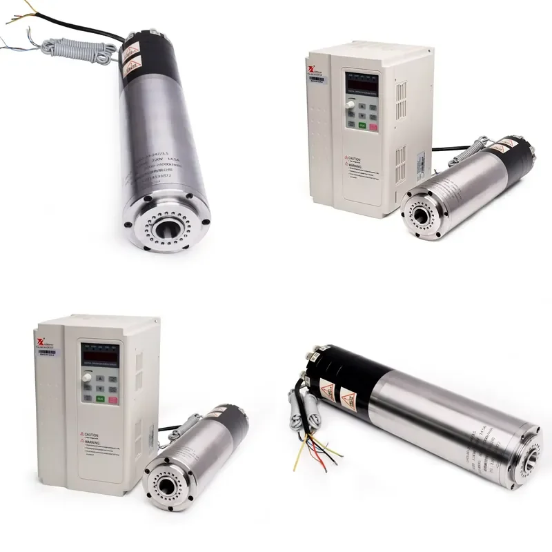 ISO20 24000rpm Engraving Machine Spindle 3.7kw Inverter Atc Spindle Drilling Routing 3.5kw Atc Spindle Motor