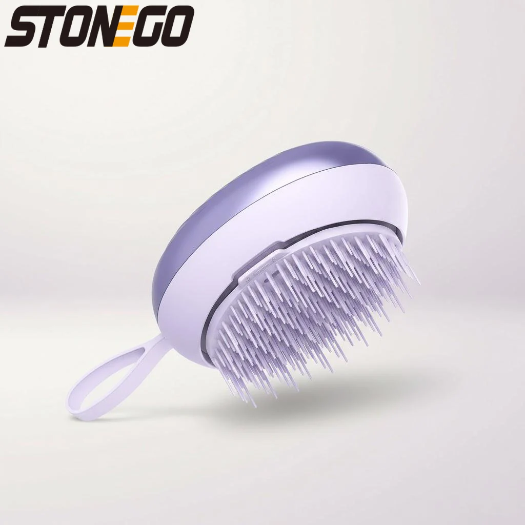 

Электрическая ионная массажная расческа для волос: объем, гладкость, без спутывания, две функции вибрации, инструмент для укладки волос для более здоровых волос