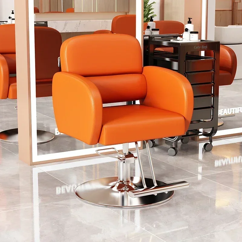 

Professional Aesthetic Chair Barber Machines Barbing Salon Chairs Luxury Shop Black Gold Armchairs Beauty Washing Sillas Sofa