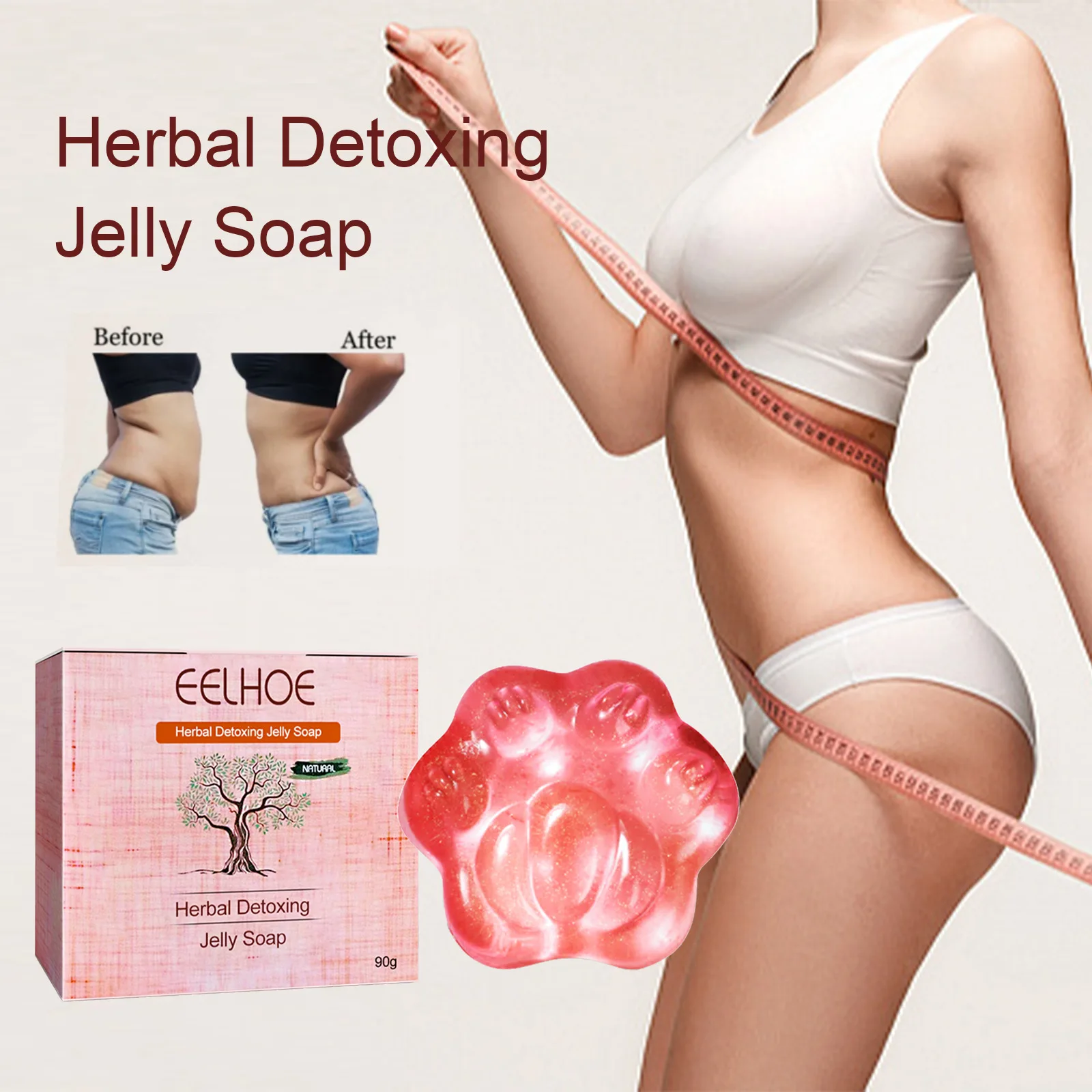 Slimming Jelly Soap Essence Moisturizes and Firms Skin Deep Cleansing Slimming Soap kojic acid soap hand soap