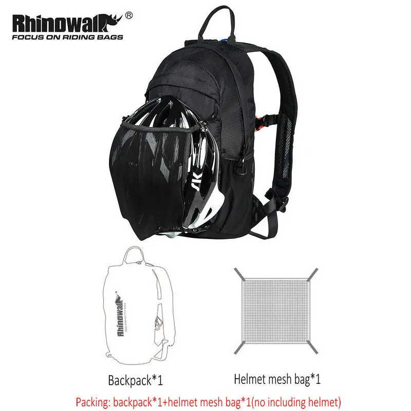 Rhinowalk Bicycle Bag Bike Backpack Outdoor Sport Cycling Backpack 12L/20L  Sport Backpack Rucksack Packing with Helmet Mesh Bag