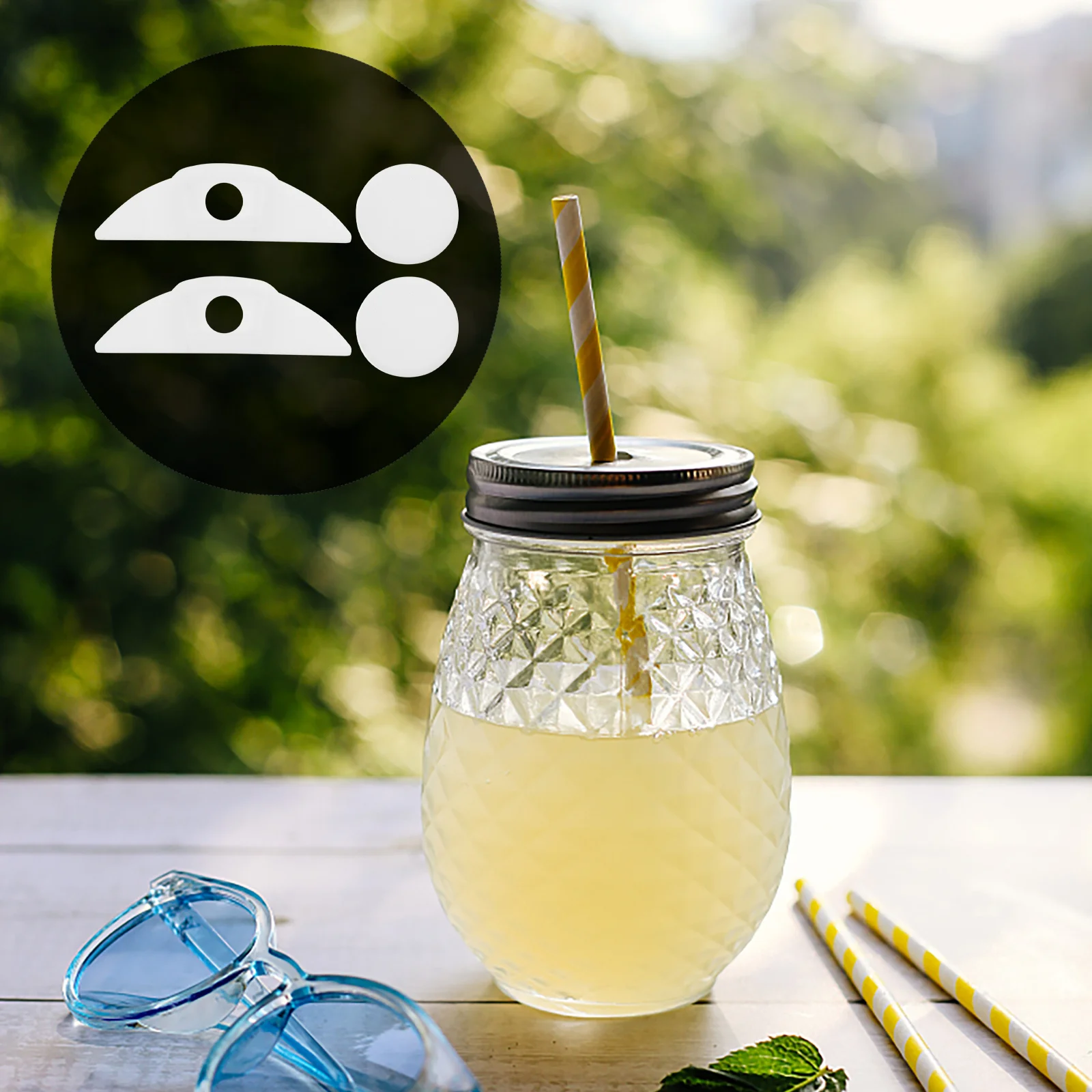 

1Set Silicone Spill Proof Stoppers Tumbler Accessories Long Service Resistance Backup Spill Stopper Cup Straw Stopper