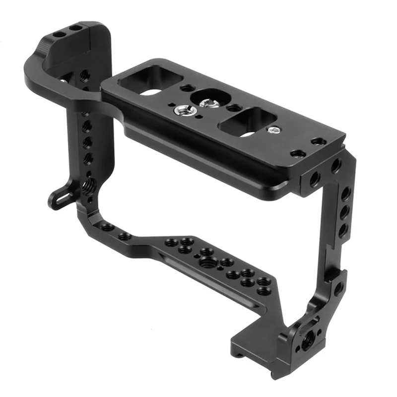 【HOT】Black Aluminum Alloy Camera Protective Cage Small Rig Camera Cover Video Stabilizer Mount For Eos- R5 R6