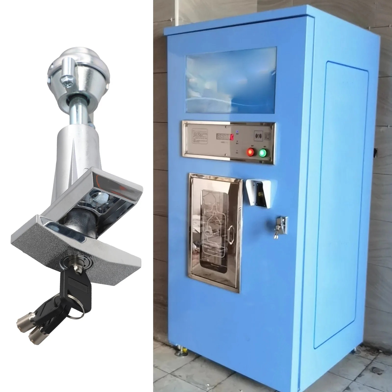 Secure T Lock Made of Zinc Alloy for Vending Machines Water Dispensers Car Wash Systems Game Consoles and Self Service Kiosks
