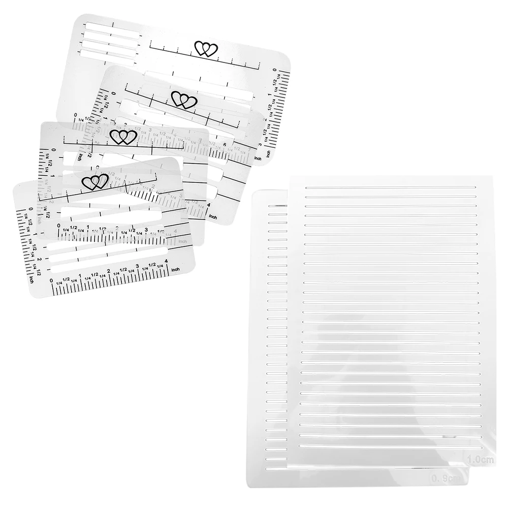 

1 set Greeting Card Template Ruler Addressing Stencil Templates Drawing DIY Envelope Drafting Plastic Lightweight Safe Material