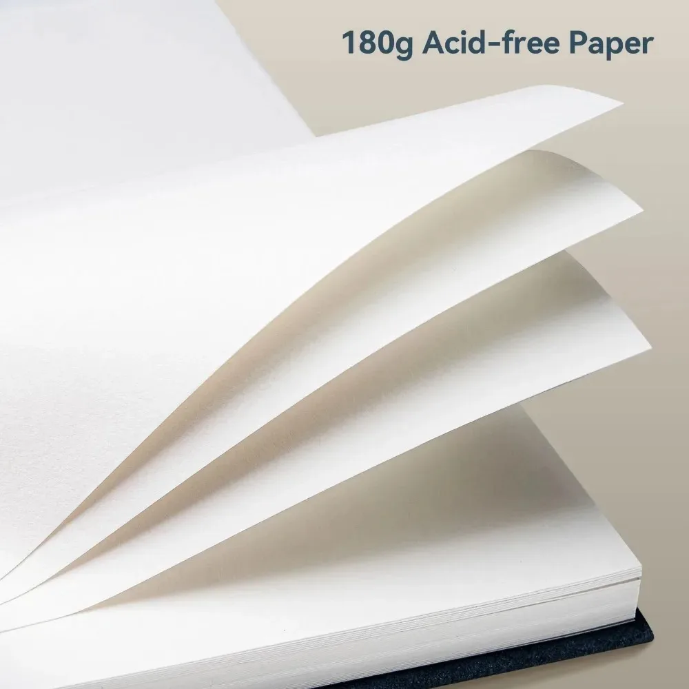 Arrtx Premium A6 كراسة الرسم 5.8x4.1 60 ورقة/120 صفحة 180gsm ورق خالي من الأحماض كتاب رسم فارغ غلاف فني محمول للفنان #3