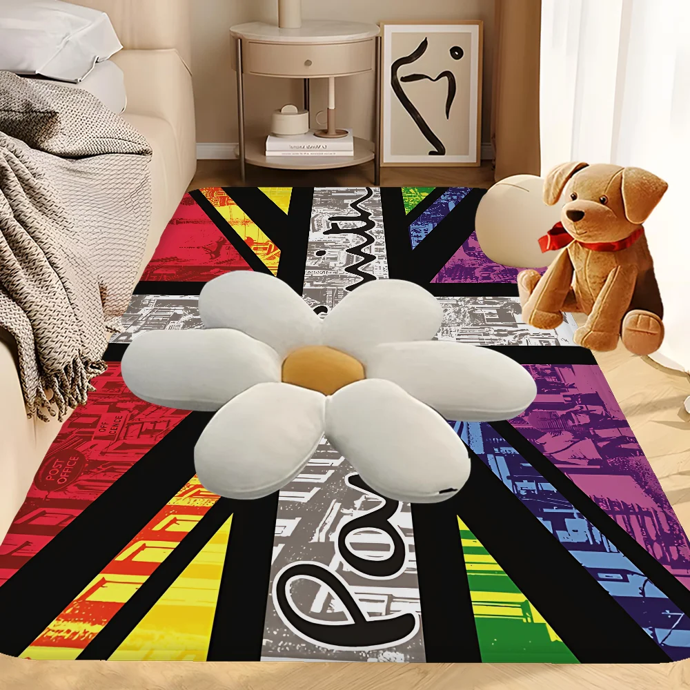 

S-Smith Fashion P-Paul Brand Anime Floor Mat INS Style Soft Bedroom Floor House Laundry Room Mat Anti-skid Household Carpets