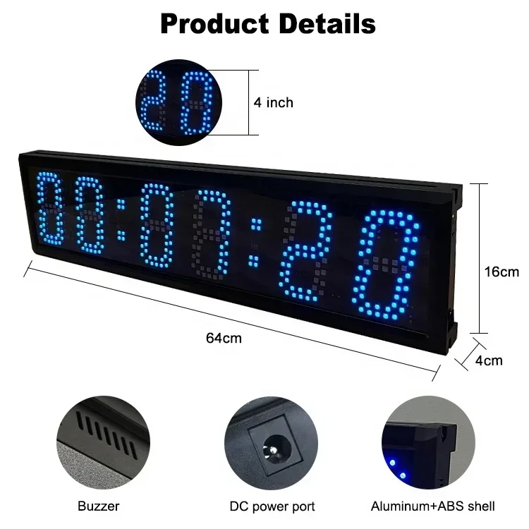 2025/Best Seller 5 Inch Professional LED Race C Sport Timing C Eventing Stopwatch