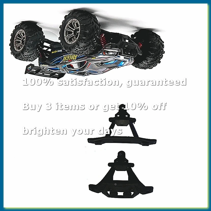 Front Rear Bumper SJ05/06 for Xinlehong Q901 Q902 Q903 9130 9136 9137 1/16 RC Car Spare Parts 2Pcs