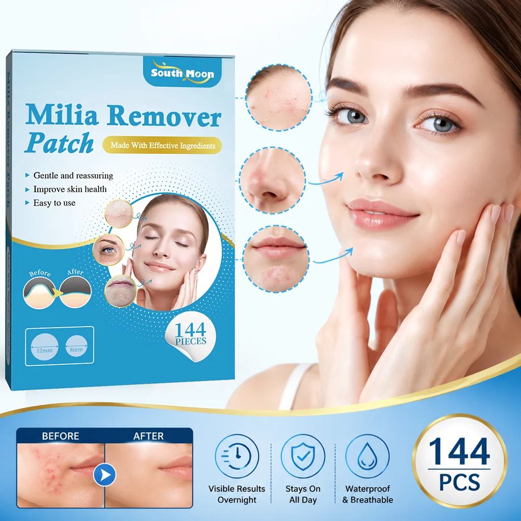 144pcs Skin Care Patches Help Dissolve Reduce Milia Hydrocolloid Pimple Removal Patch Stickers For Face Skin Care Non-Irritating