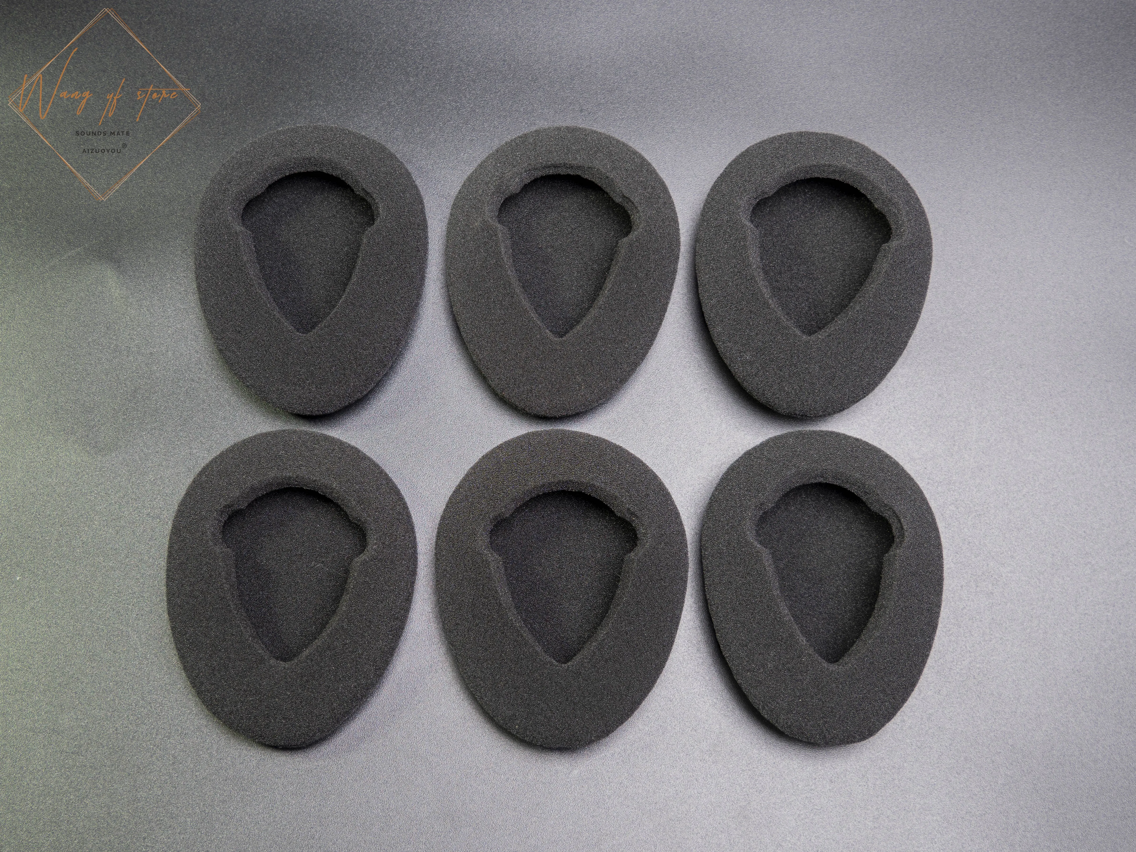 Foam Cushoin Ear Pads For Chrysler Town and Country Aspen Van Headset Headphone Automobile Entertainment DVD Player Systems