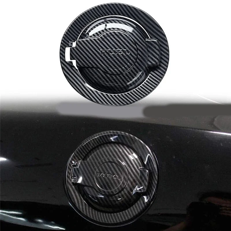 ABS Gas Tank Cap Fuel Filler Tank Cap Petrol Tank Cover Trim For Dodge Challenger 2009-2024+ Fuel Filler Cap Sequins