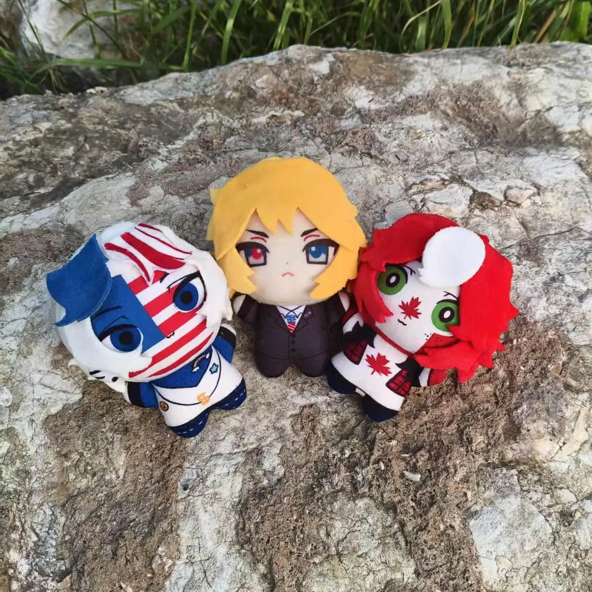

10 см Hetalia аниме персонаж плюшевые игрушки 5 типов Chibi Nation персонализация куклы декоративные подарки для детей