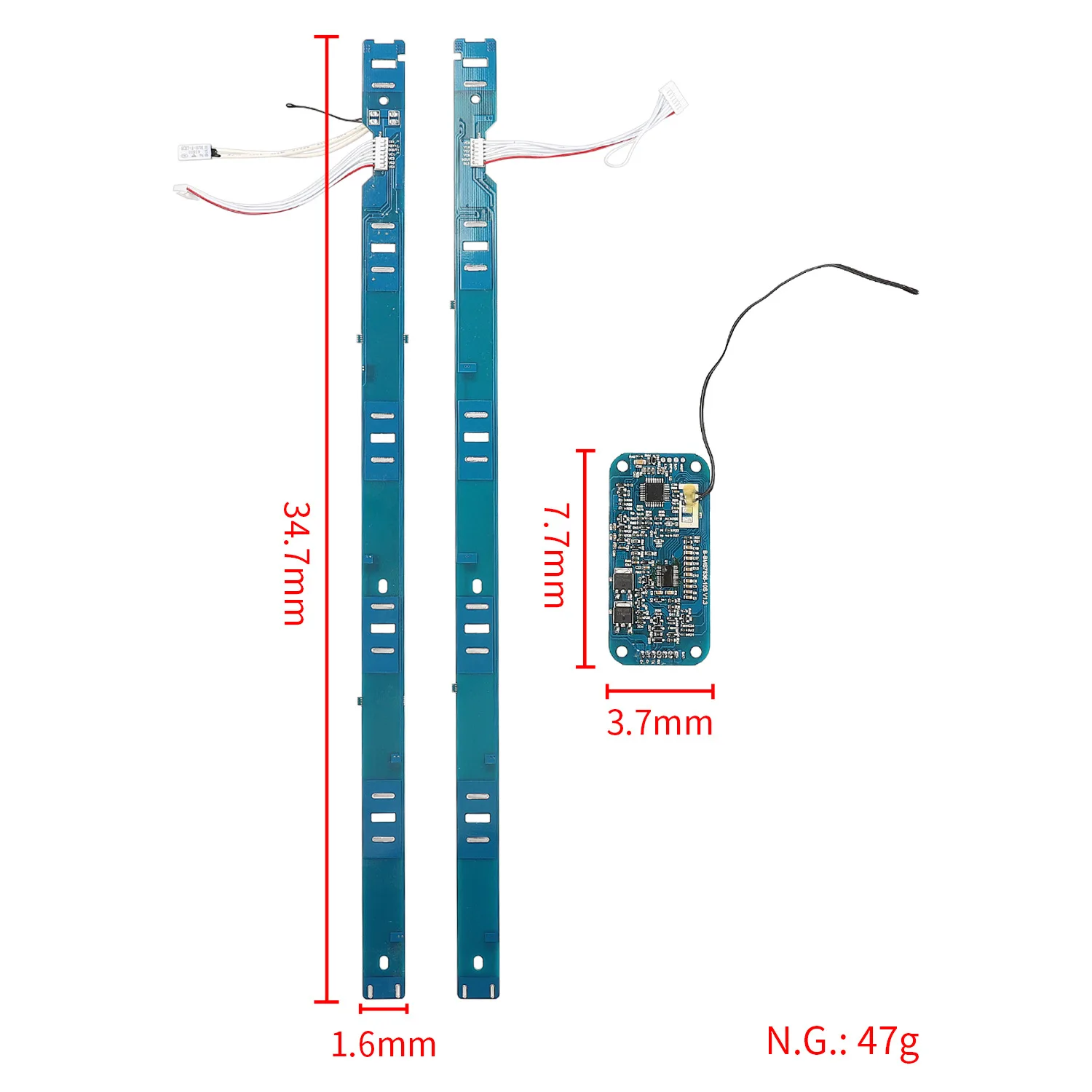 Battery Protection Board BMS Circuit Board Set For Xiaomi Pro Pro 2 Electric Scooter Replace Parts