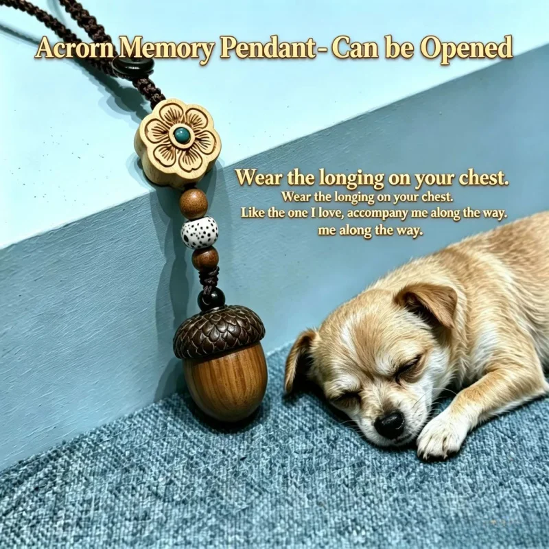 Collier pendentif urne S12 en forme de petite écorne, portable, pour cendres d'animaux de compagnie (chien, chat), souvenir commémoratif, la chaleur et l'amour restent éternels.