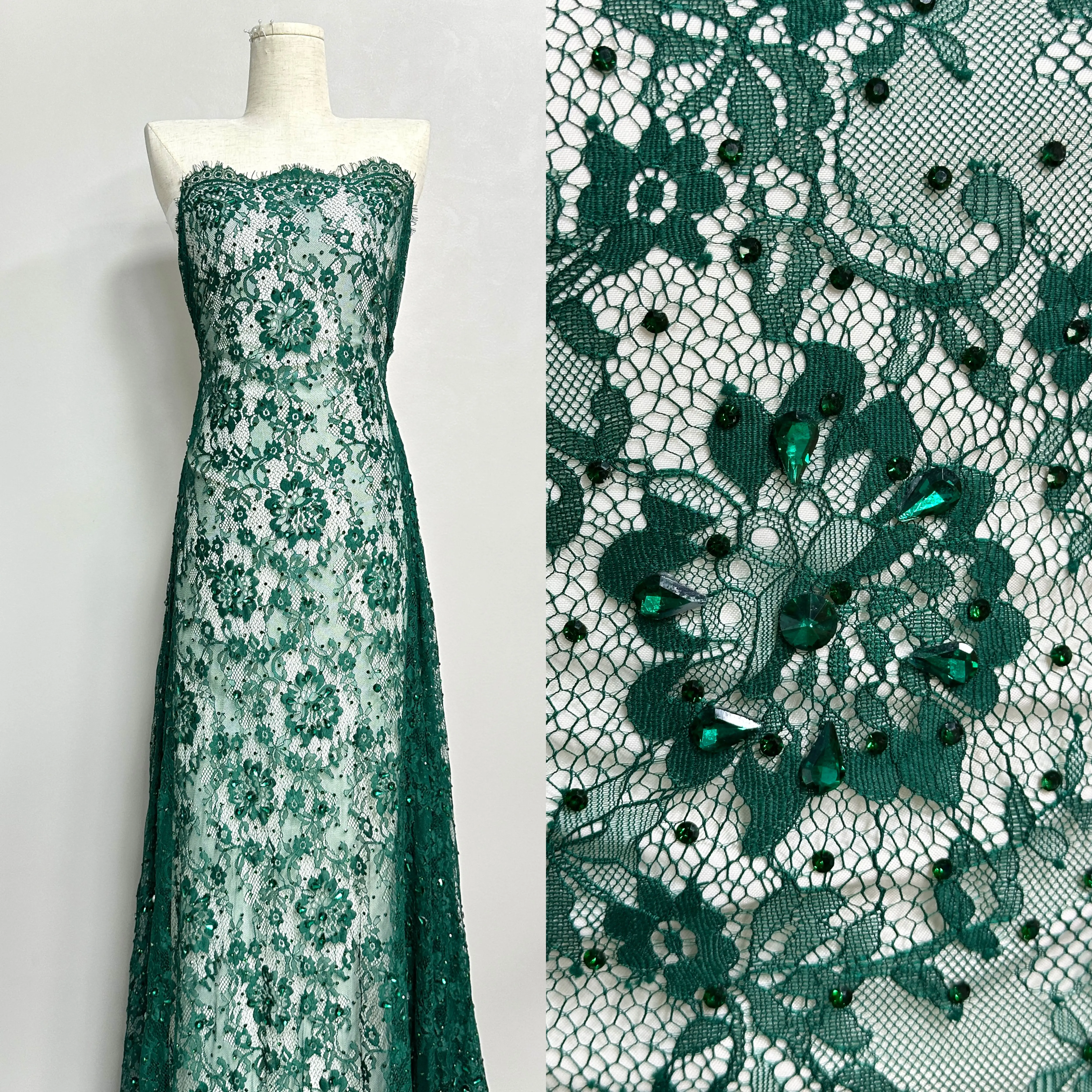 3 Meters Luxury Sequins Embroidery Lace Fabric Bridal Party Nigerian Sewing Tulle Occasions Celebrant Beautiful Fabric