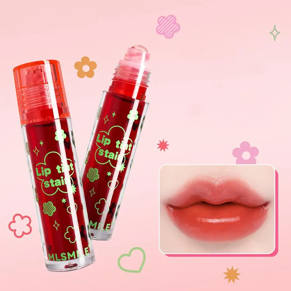 New Moisturizing Transparent Lip Oil Fruit Roll-On Gloss Lip Primer Lip Care Lip Cosmetics Lip Balm Moisturizing 5ML Hydrat X2E7