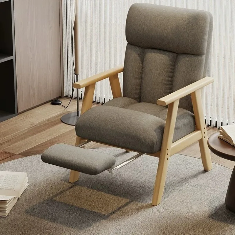 Lazy sofa chair for the elderly,reclining single sofa for lunch break,reclining chair,sedentary and comfortable waist back chair