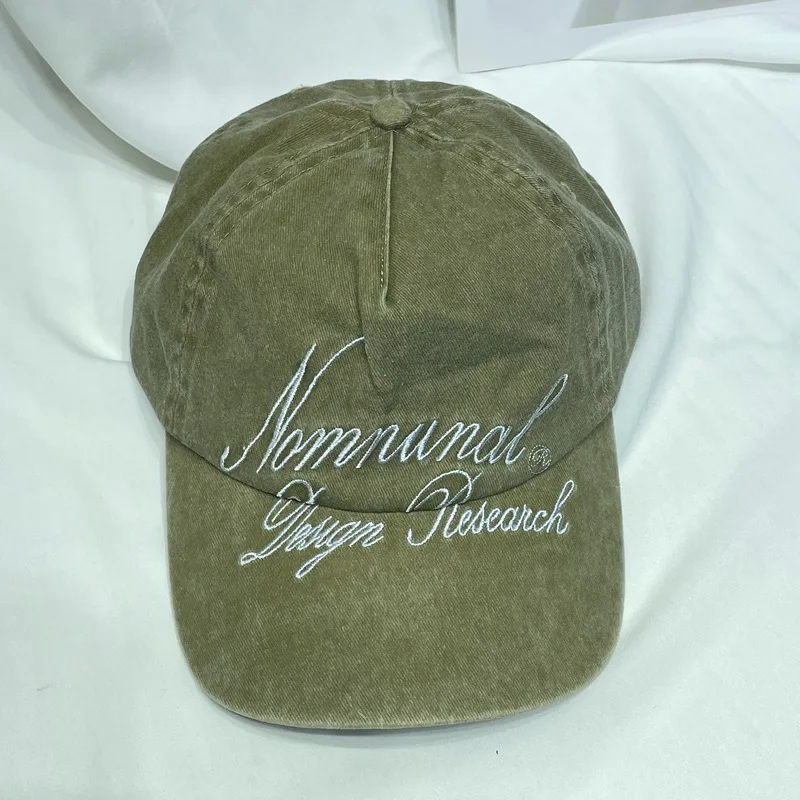 Washed To Do Old Letter Embroidered Baseball Caps Men's And Women's Street Casual Soft Cap Cap Visor KJ202410148