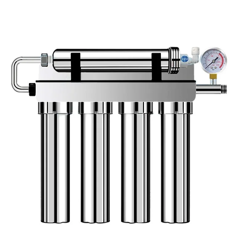 Household 5-Stage Stainless Steel Water Purifier with Ultra Filter Membrane Tankless Design for Outdoor Use