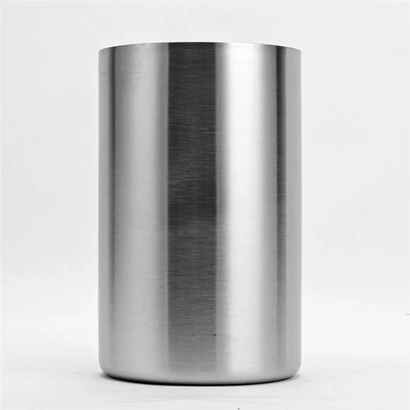 

L55A-2 Pack Wine Cooler 1.6L Stainless Steel Ice Bucket Champagne Wine Bottle Cooler For Bar Kitchen Home