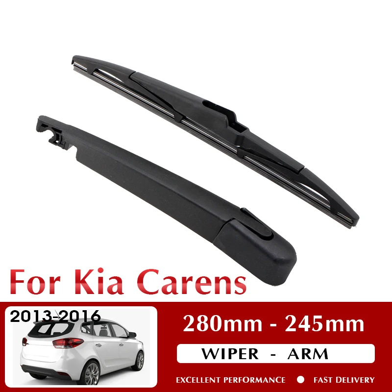 Car Rear Wiper Blade Blades Back Window Wipers Arm For KIA Carens Hatchback (2013-2016) 280mm Auto Windscreen Blades