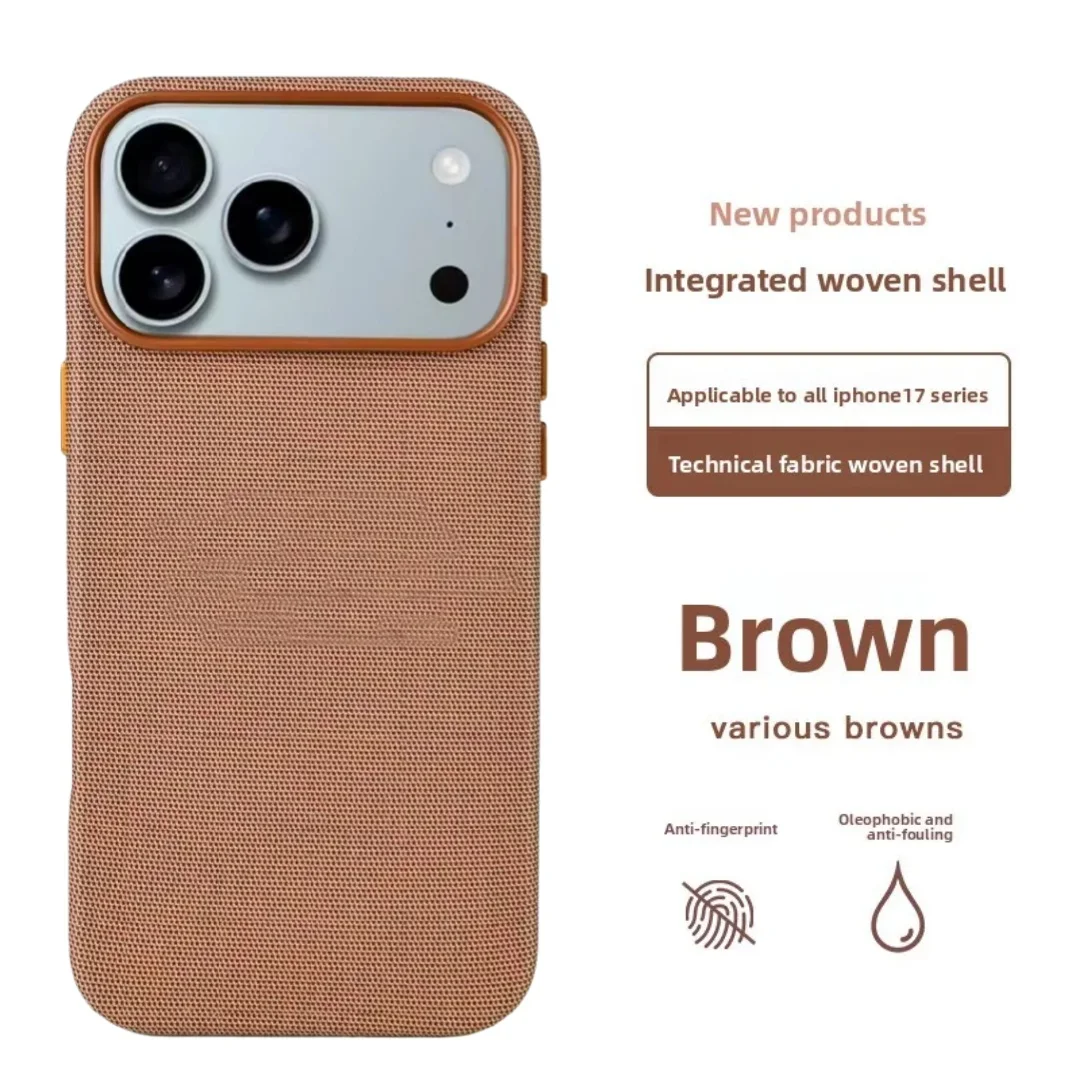 حافظة مغناطيسية من Magsafe TechWoven لهاتف 17 Pro Max 17 Pro Macsafe غطاء حماية للشحن اللاسلكي بدون زر تحكم في الكاميرا