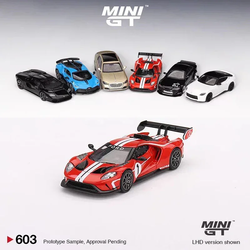 

MINI GT 1/64 Model Car GT MK II #013 Rosso Alpha Alloy Die-Cast Sport Vehicle Collection Red #603