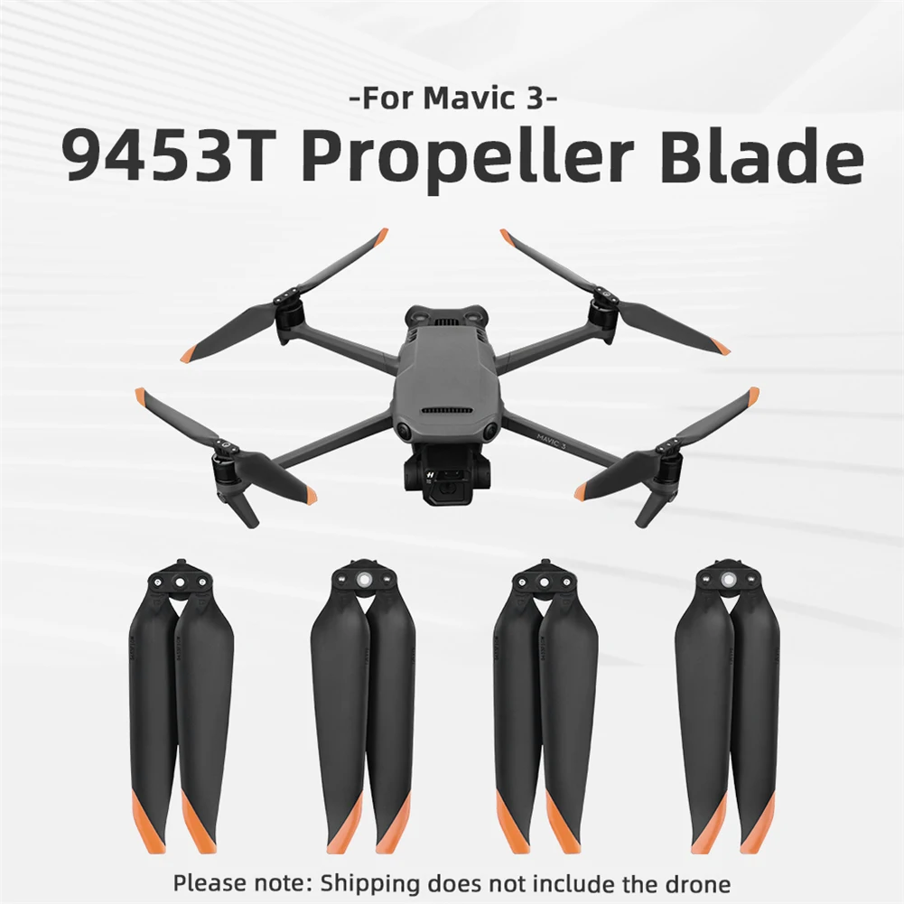 

4 PCs Drone Propellers 9453T Lightweight Drone Propellers Replacement Compatible For DJI Mavic 3 Pro/3 Classic Drones