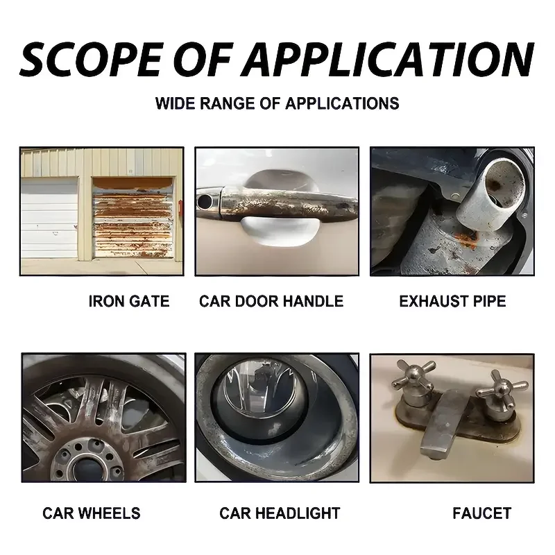 多機能金属磨きペースト - レンジフード、クロムメッキ車などに適した万能金属修復クリーム