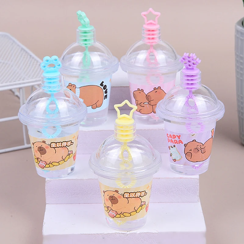 Cartoon Cute Milk Tea Cup Shape Kabibara Bubble Gum Portable Bubble Blowing Toy