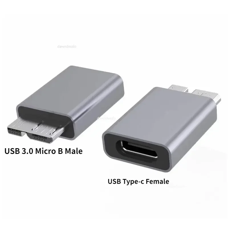 USB C To Micro B USB3.0 Adapter Type C Female To Micro B Male Fast Charge USB Micro 3.0 To Type C Super Speed for HdD