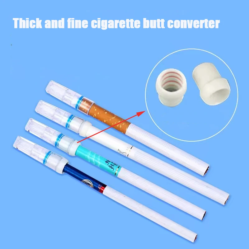 100 Pcs Disposable Cigarette Filters for Smokers Cigarette Holder Filter Tobacco for Tar Nicotine Reduction Anti-Tar Filter Tips