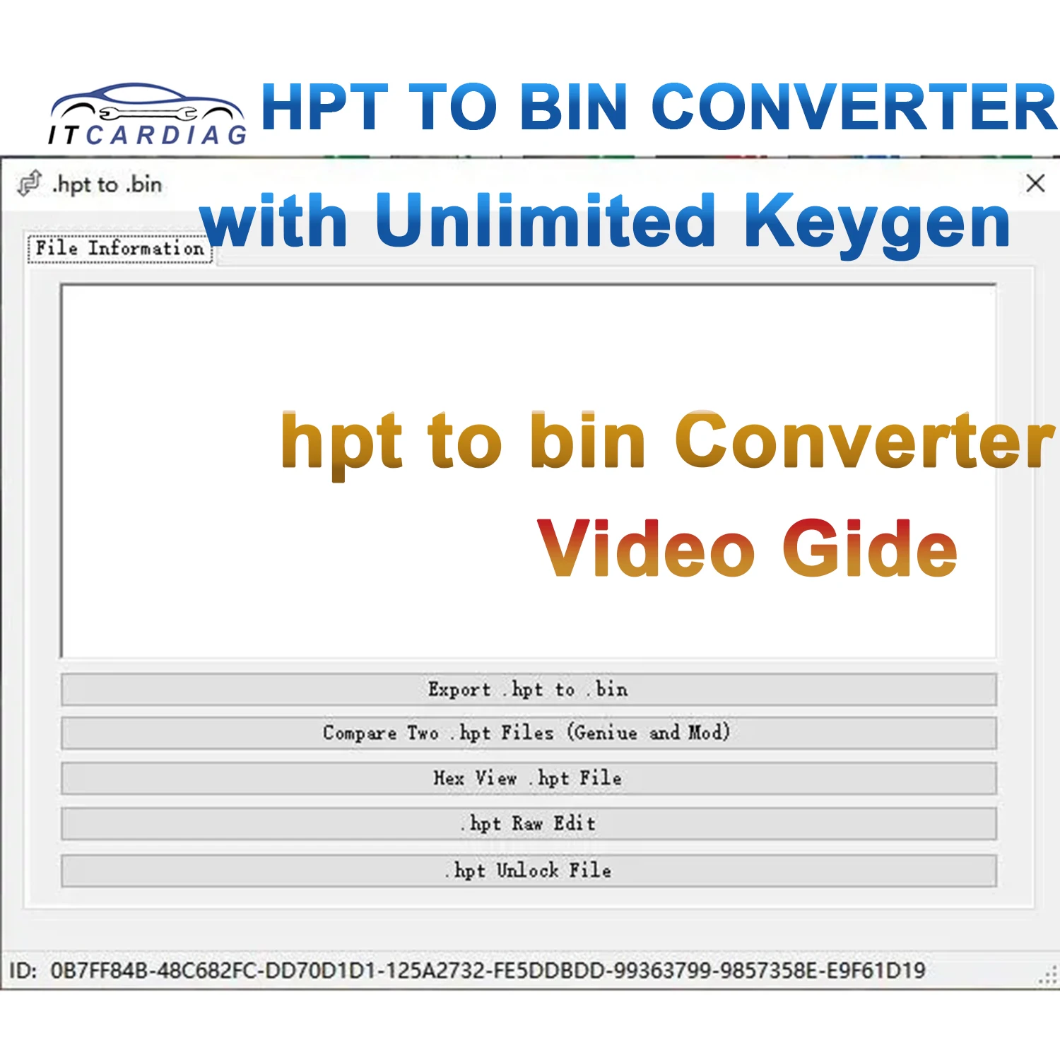 

hpt to bin Converter Unlimited Keygen Convert .hpt to .bin hpt. raw edit Unlock Tuner unlock Compare genuine and modified files