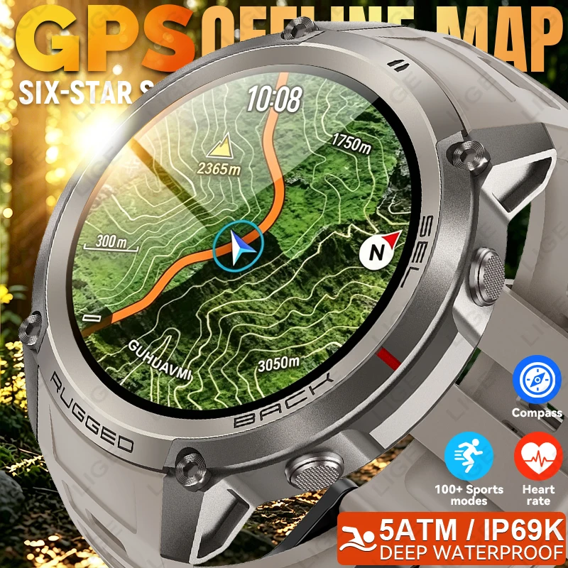 Japanese Lifestyle Video - LIGE NEUE GPS Offline-Karten Sport Smartwatch