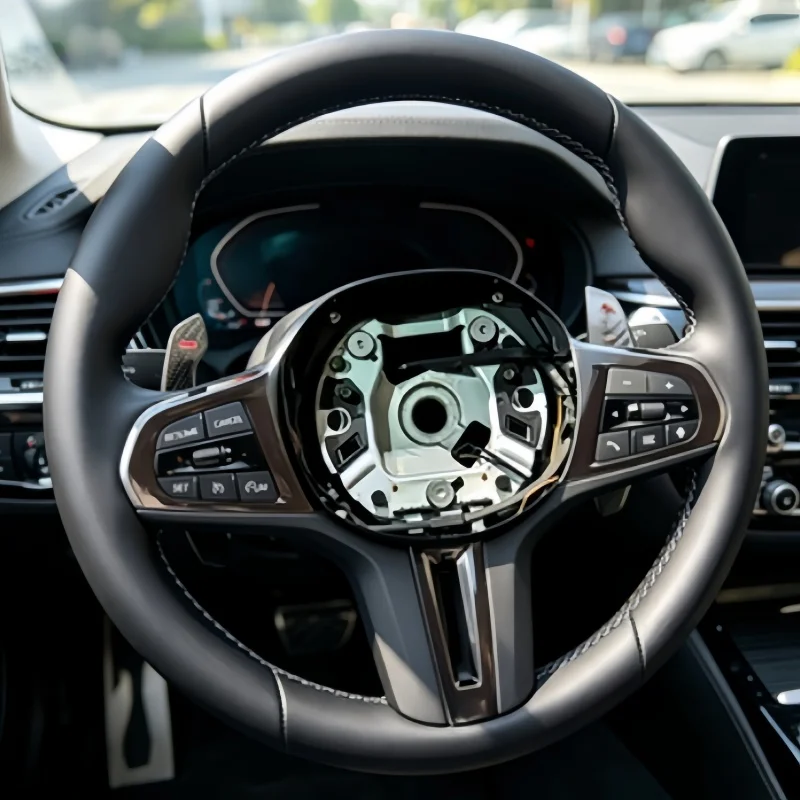 Customized Microfiber Leather Car Steering WheelG31 G32 X3 X4 M2 M3 G80 G20 LCI M5 F90 M340i M440i Steering Wheel For BMW G30