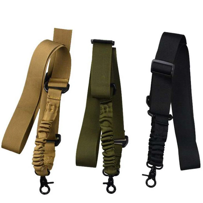 

2 Point Tactical Shoulder Strap Multifunction Quick Release Belt Elastic Sling Shoulder Rope for Outdoor Sports