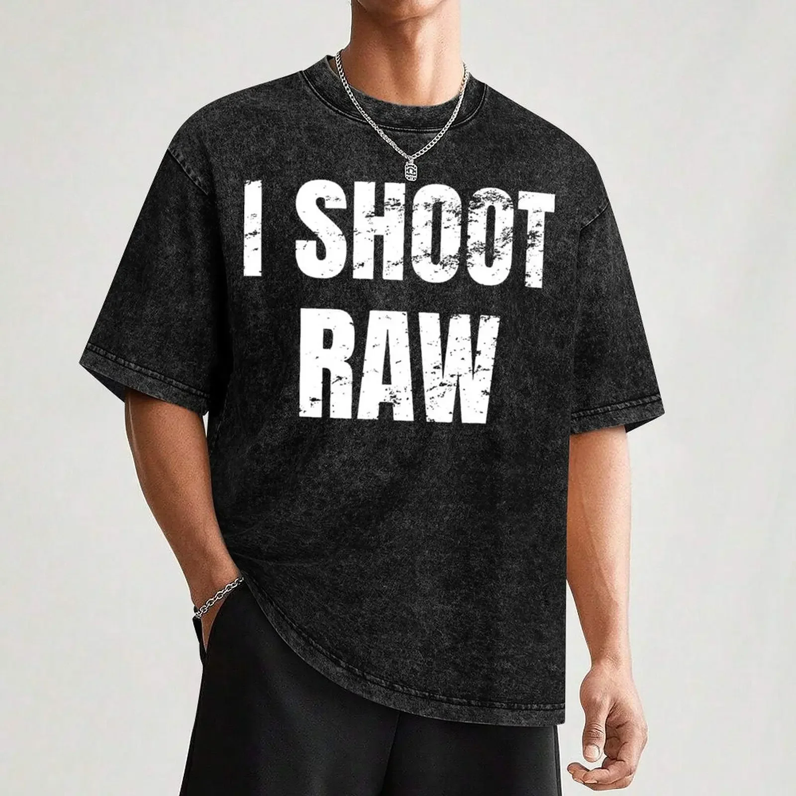 تي شيرت تصوير الكاميرا I Shoot Raw Photography تي شيرت شخصي تي شيرت للرجال تي شيرت جرافيك تي شيرت
