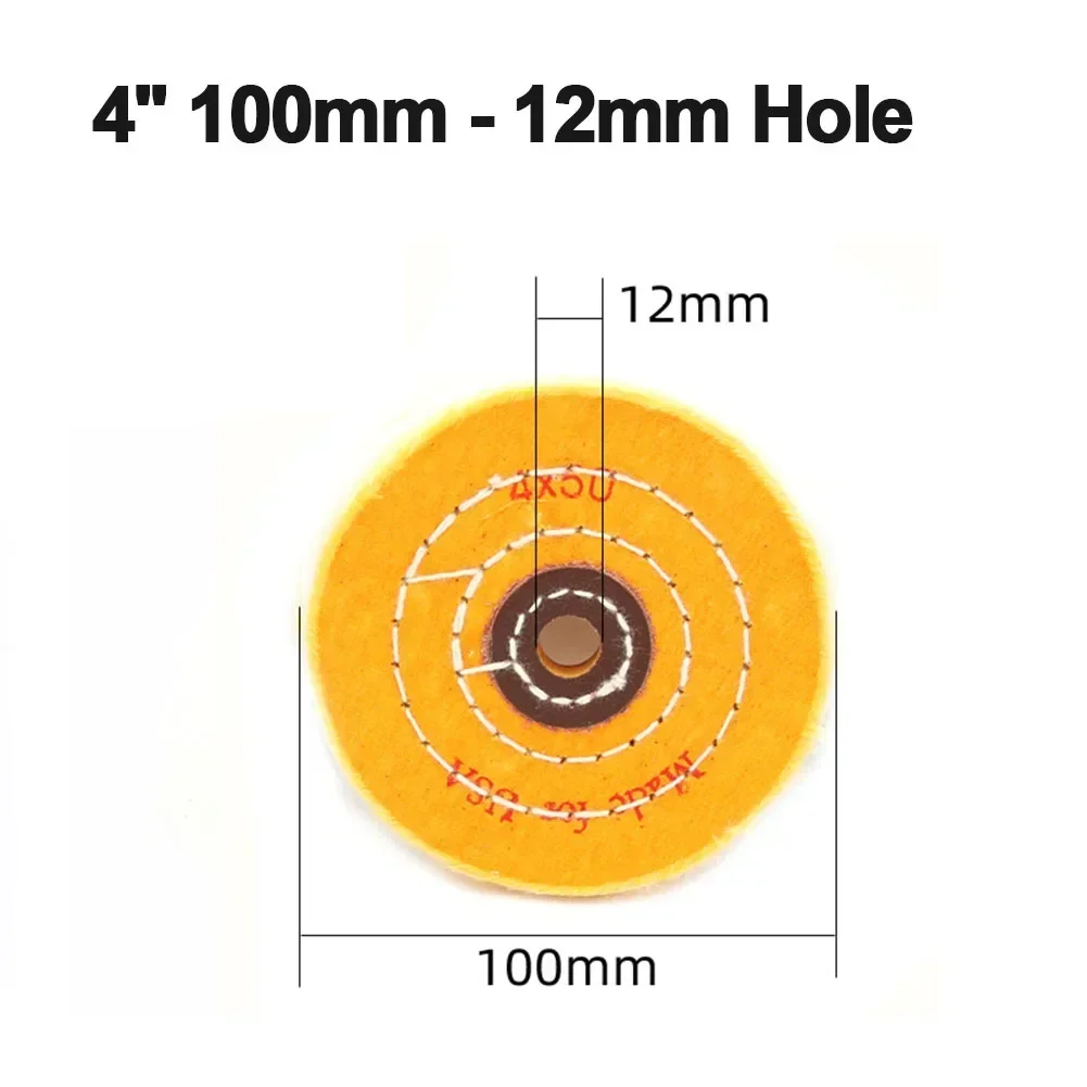 Imagem -06 - Polegada Pano Polimento Roda Ângulo Moedor Roda de Polimento para Ouro Prata Jóias Espelho Polimento Roda Ferramentas Abrasivas 1pc 25