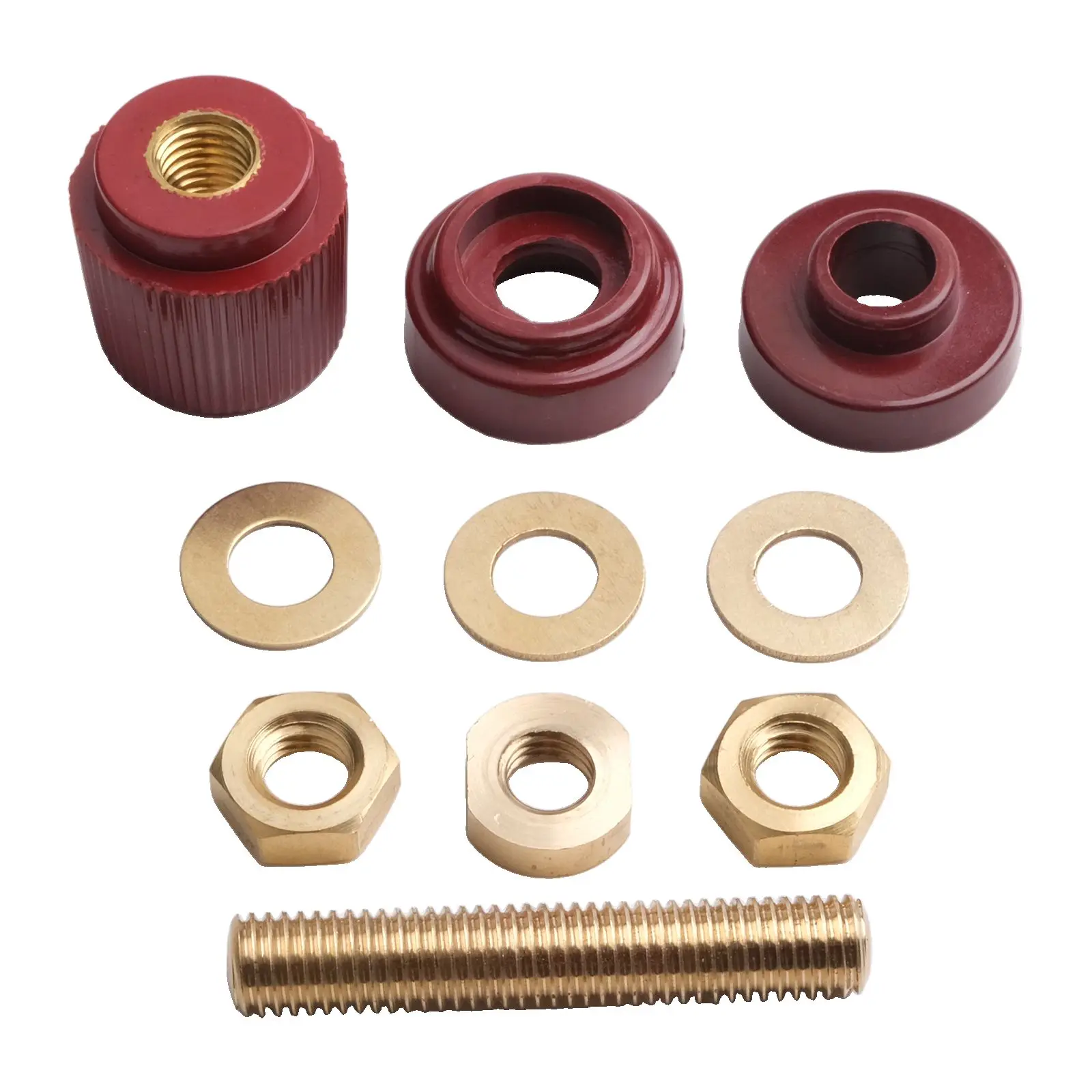 

Brass Binding Post 300A Binding Post High Efficiency Insulated Binding Post Non-slip Thread Design For Charging Generators