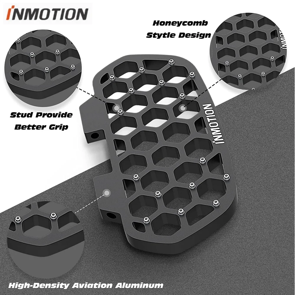 Original INMOTION Honeycomb Pedal Suit for Inmotion V11 V12 New Metal Widen Pedal Cool Monowheel Accessories