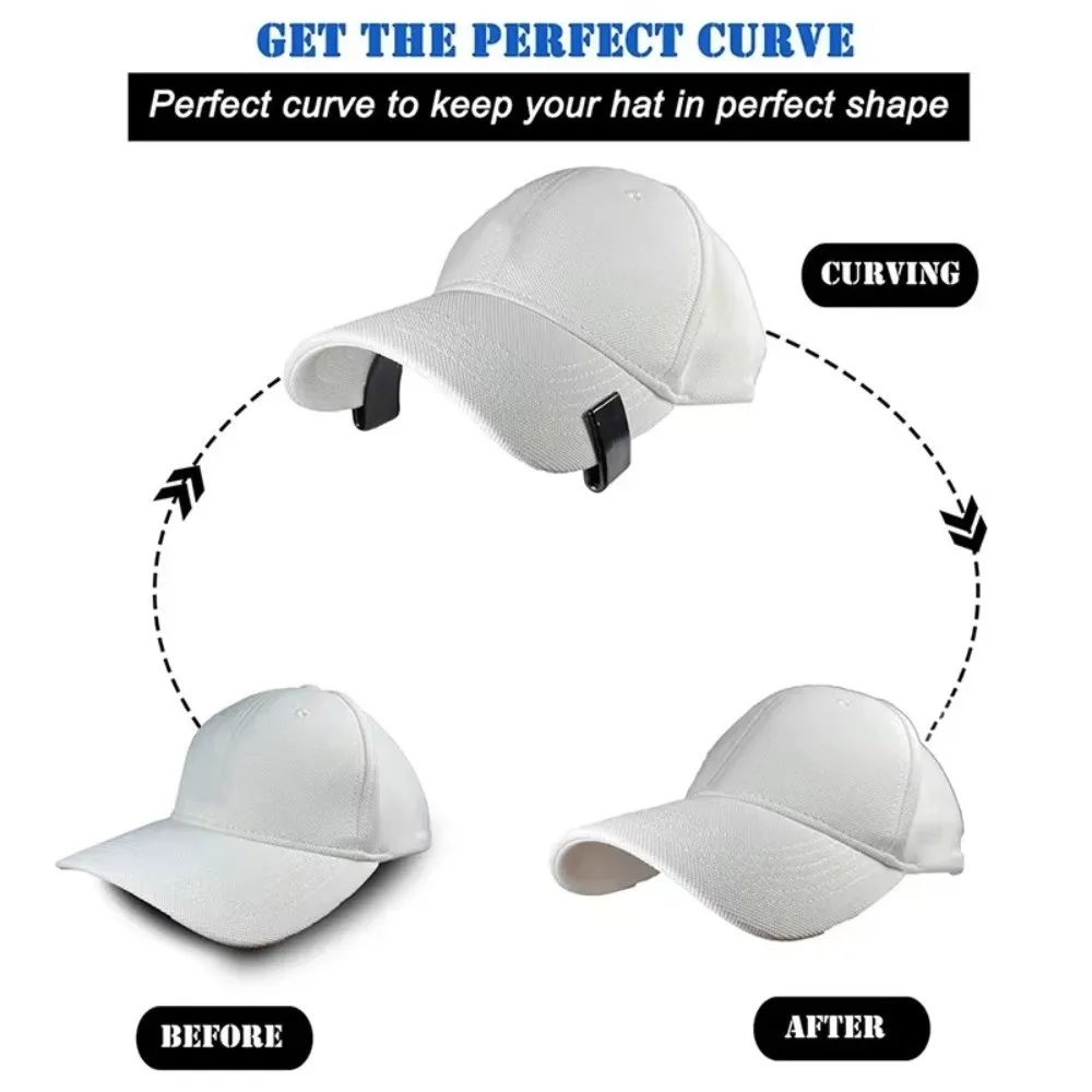 Durable Plastic Hat Brim Bender Cap Shaper Tool Adjustable Hat Curving Band Curving Band Baseball Caps Shaper Baseball Cap view 3