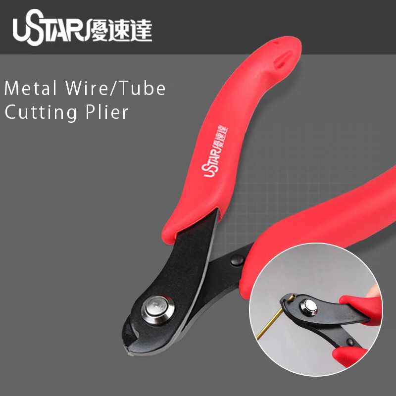 

Ustar UA91380 Carbon Steel Metal Wires Tubes Nipper Cutter Plier DIY Hobby School Stationery Arts Crafts Handicraft Making Tools