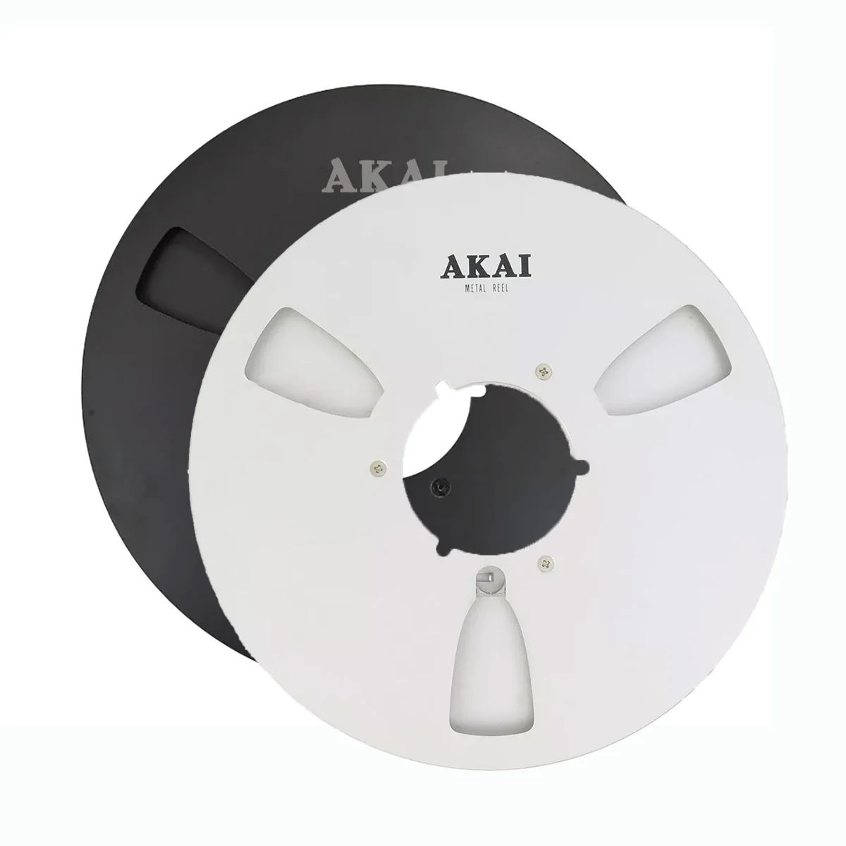 بكرة ألومنيوم معدنية خفيفة مقاس 10 بوصة 1/4 بوصة لمسجلات أشرطة البكرة إلى البكرة بكرة تناول فارغة لـ Aiki/Studer ReVox/TEAC/BASF