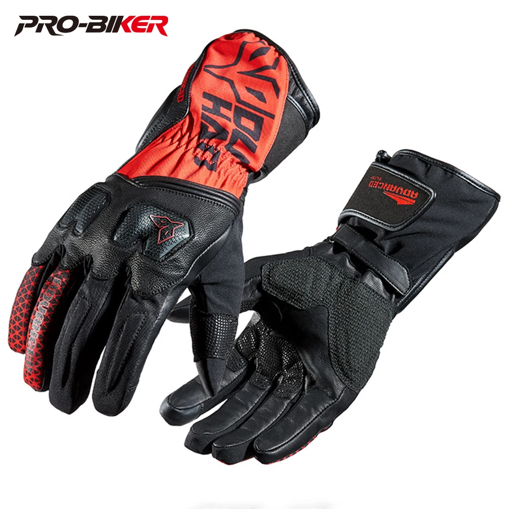 

DUHAN Full Finger Motorcycle Gloves Summer Wear Resistant Racing Gloves Non-slip Guantes Moto Mujer Touch Screen Guanti Moto