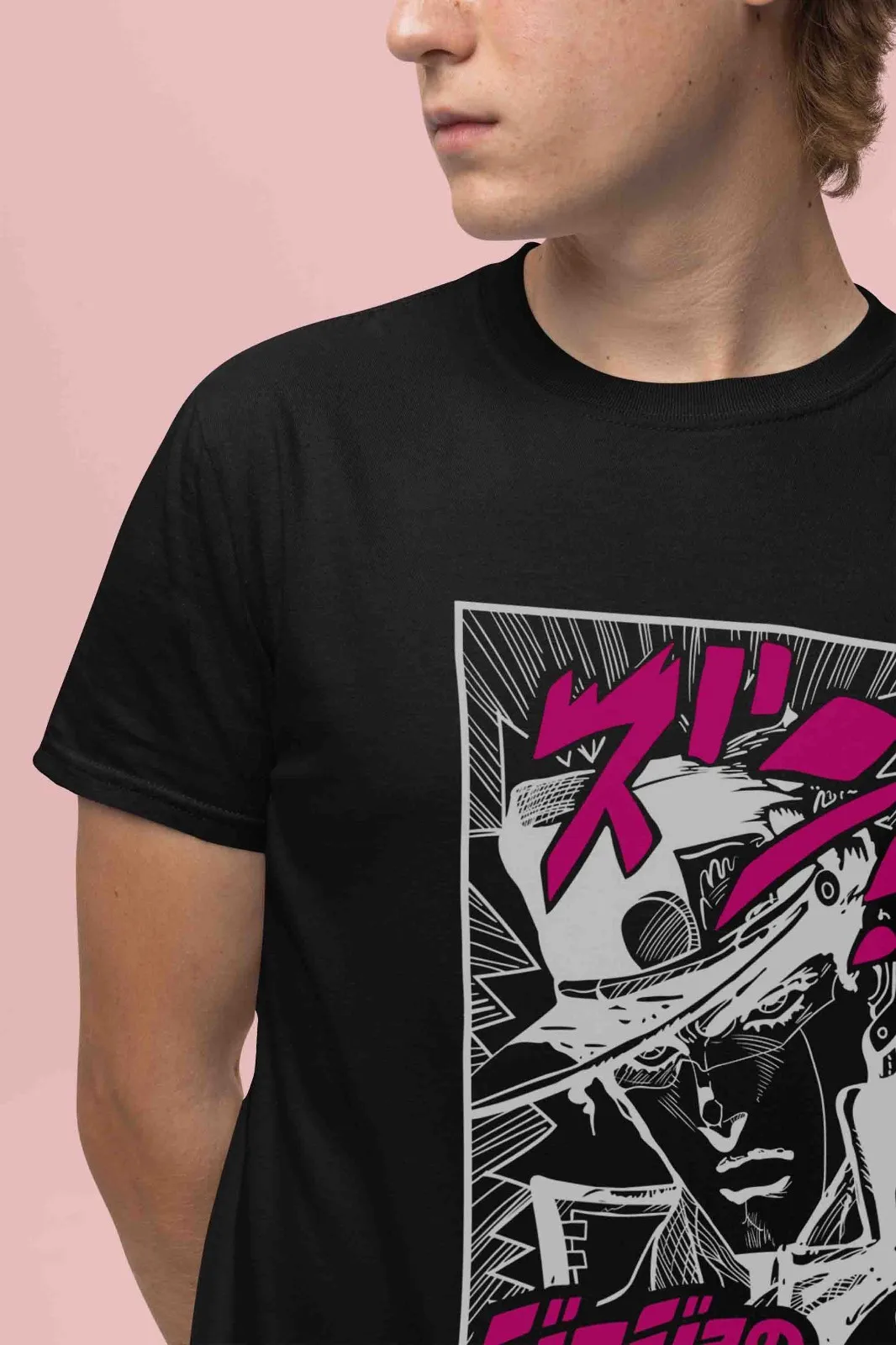 Jojo's Bizarre Adventure T-Shirt Jotaro Tshirt Dio Joseph Shirt Giorno Anime Tee